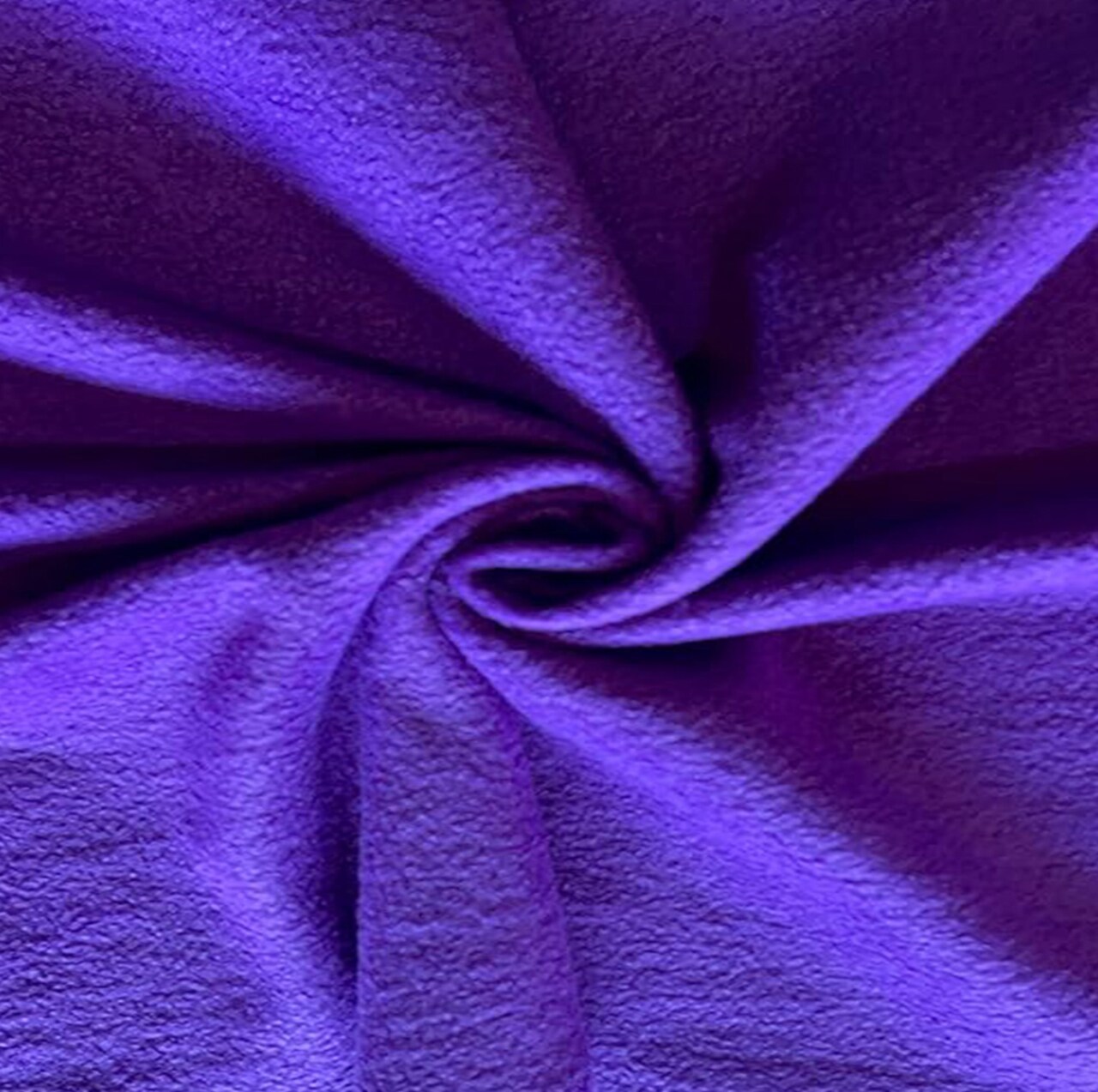 FabricLA | Fleece Fabric By The Yard | 36"X60" Inch Wide | Anti Pill Polar Fleece | Soft, Blanket, Throw, Poncho, Pillow Cover, PJ Pants, Booties, Eye Mask - Purple (1 Yard)